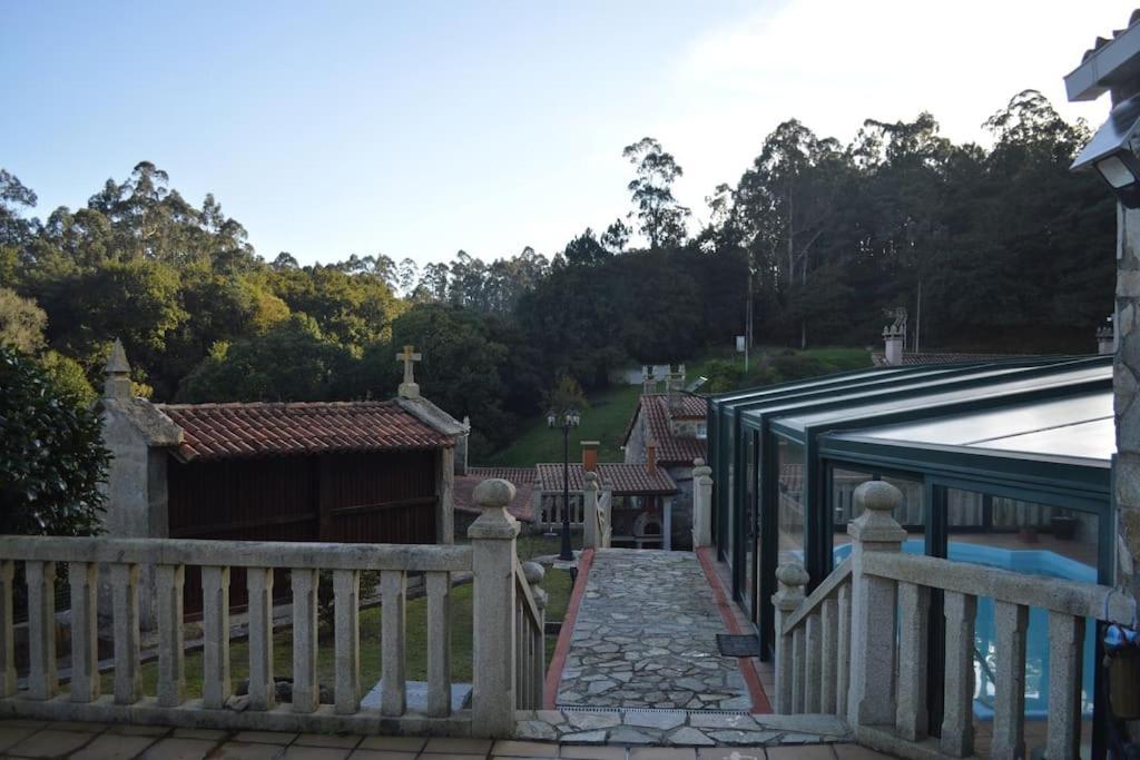 Casa Isaac - Casa Turismo Rural Con Piscina Cerca De Santiago De Compostela Villa Ames Exterior photo