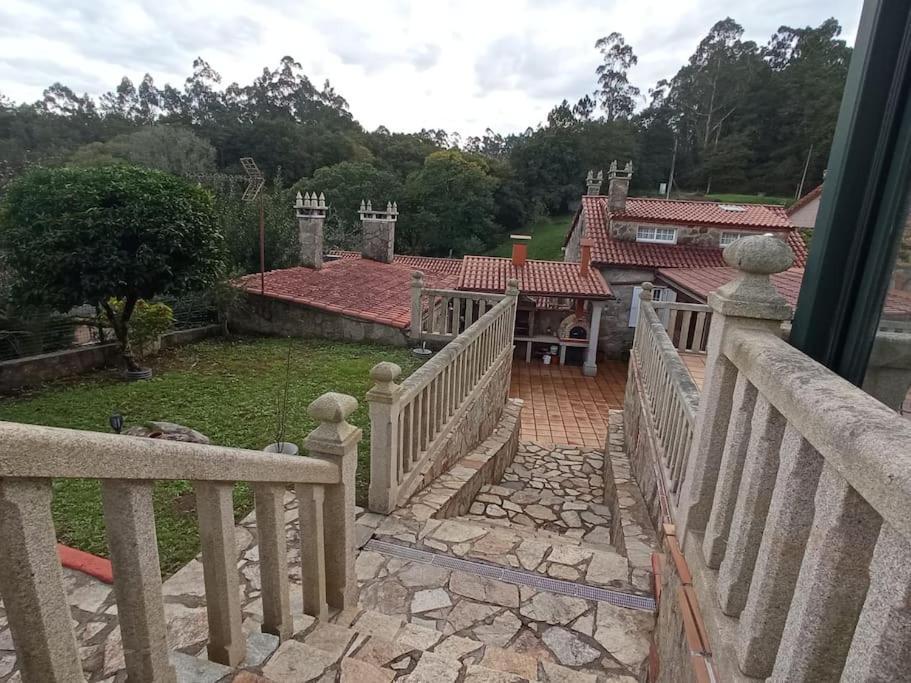 Casa Isaac - Casa Turismo Rural Con Piscina Cerca De Santiago De Compostela Villa Ames Exterior photo